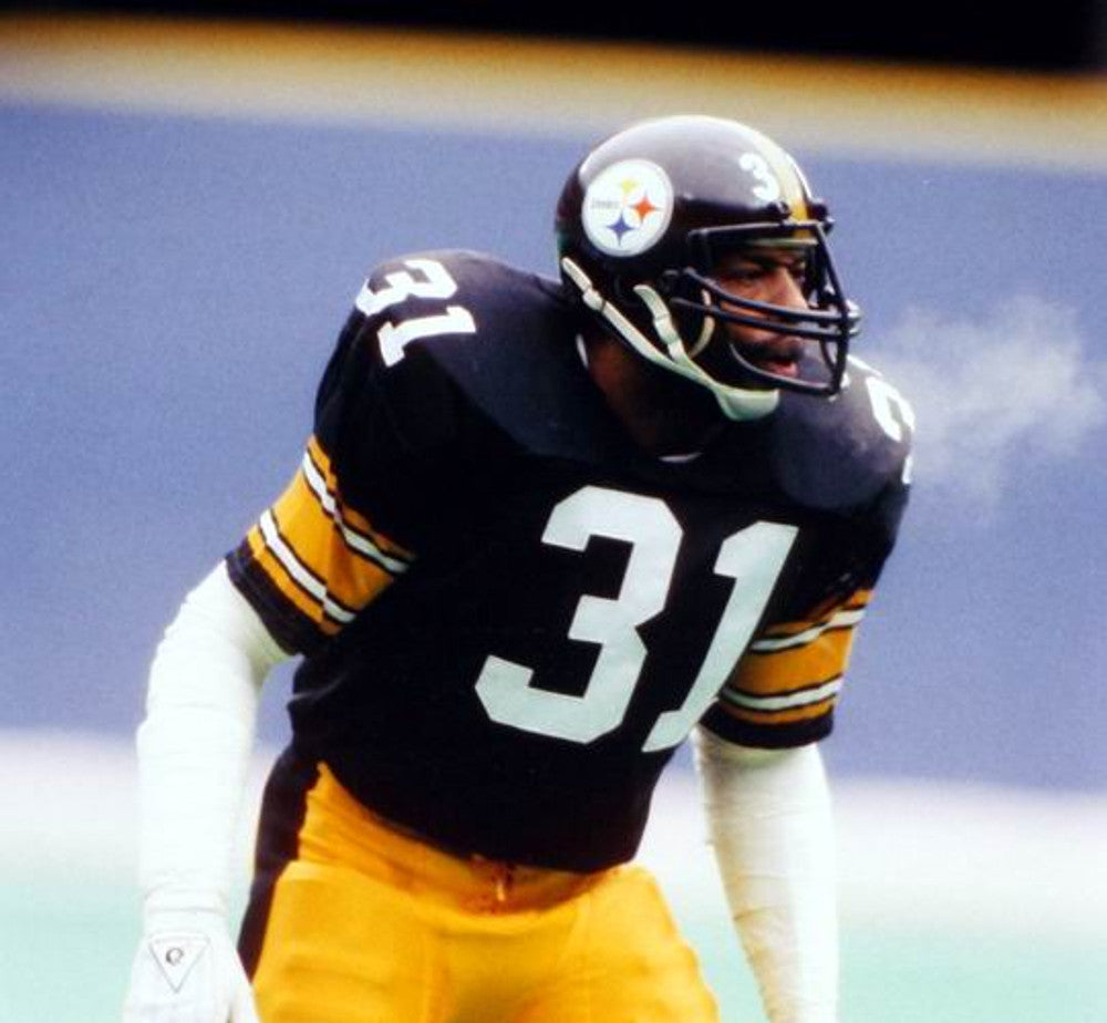 Pittsburgh Steelers Donnie Shell NFL jersey front view