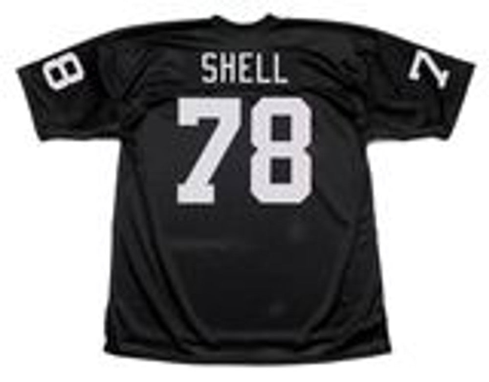 Oakland Raiders Art Shell NFL jersey front view