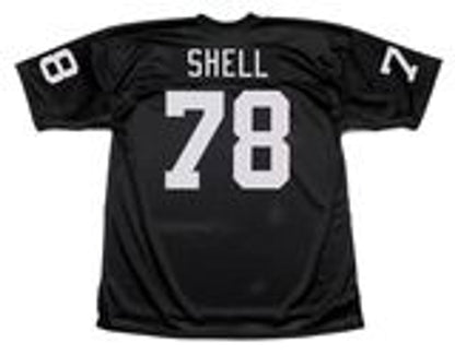 Oakland Raiders Art Shell NFL jersey front view