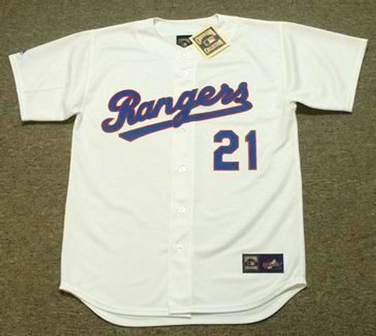 Texas Rangers Reuben Sierra Cooperstown MLB jersey front view