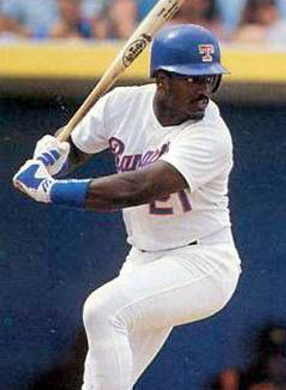 Texas Rangers Reuben Sierra Cooperstown MLB jersey front view