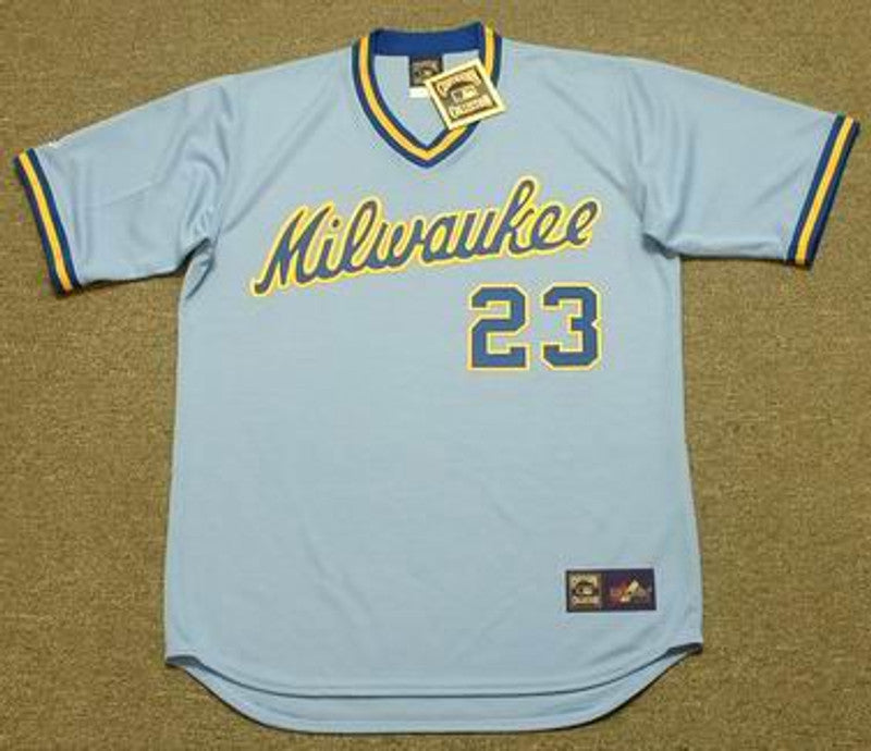 Milwaukee Brewers Ted Simmons Cooperstown MLB jersey front view