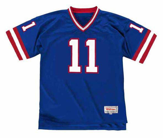 New York Giants Phil Simms NFL jersey front view