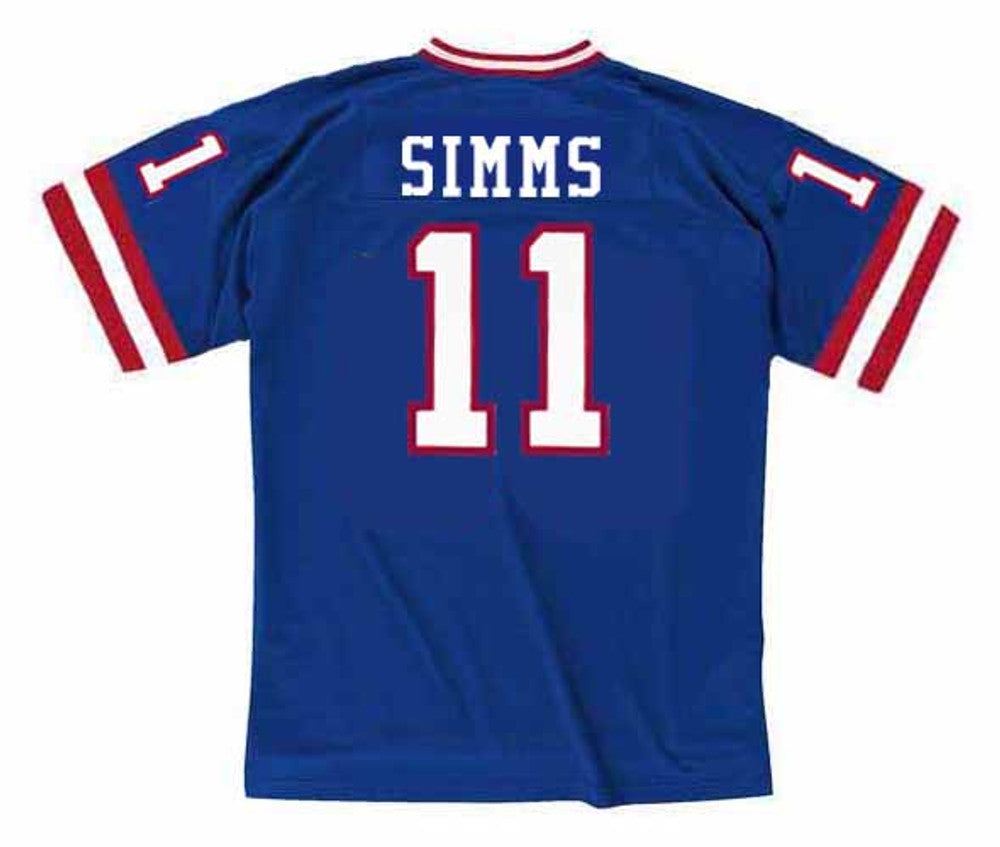 New York Giants Phil Simms NFL jersey front view