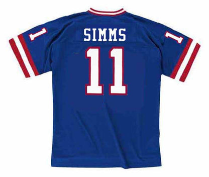 New York Giants Phil Simms NFL jersey front view