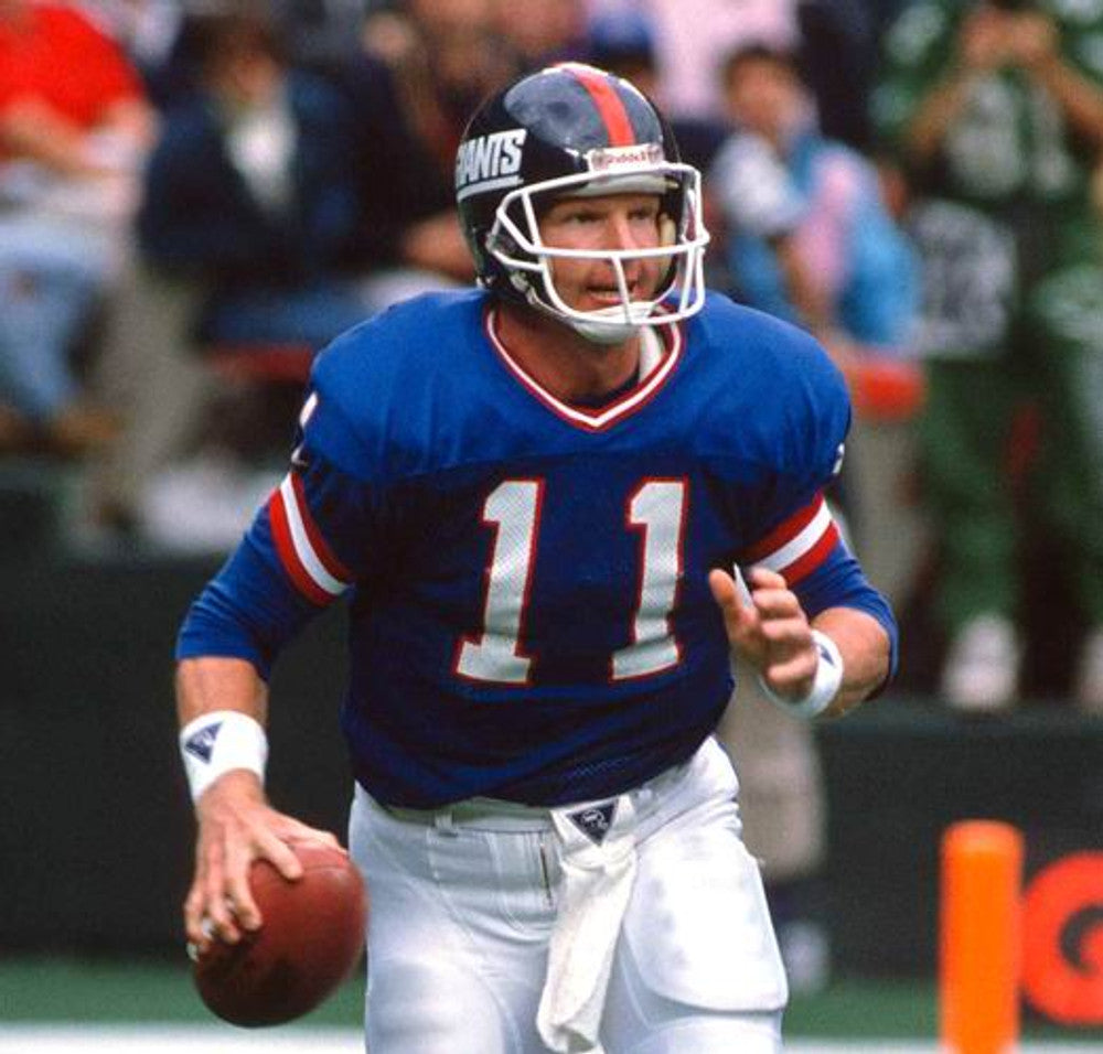New York Giants Phil Simms NFL jersey front view