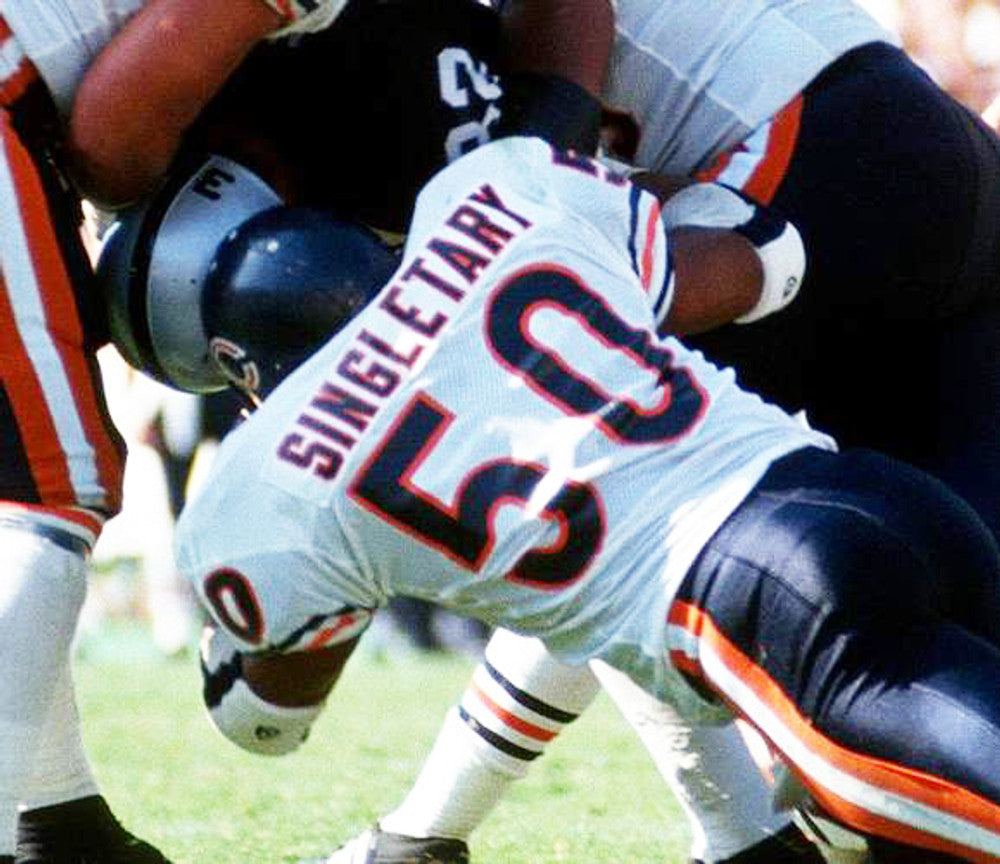 Chicago Bears Mike Singletary NFL jersey front view