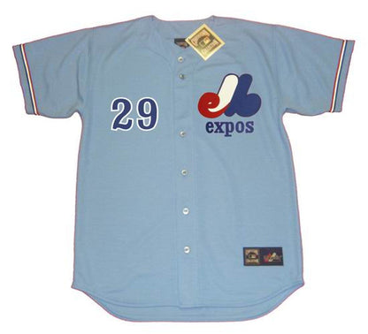 Montreal Expos Ken Singleton Cooperstown MLB jersey front view