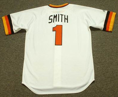 San Diego Padres Ozzie Smith Cooperstown MLB jersey front view