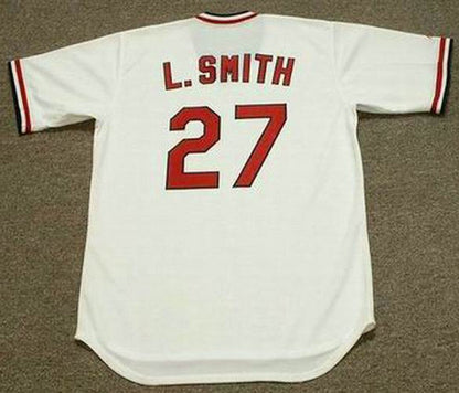 Lonnie Smith St Louis Cardinals 1982 Cooperstown Home Baseball Stitched Jersey jersey front view