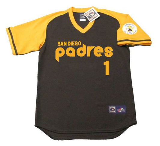 San Diego Padres Ozzie Smith MLB jersey front view