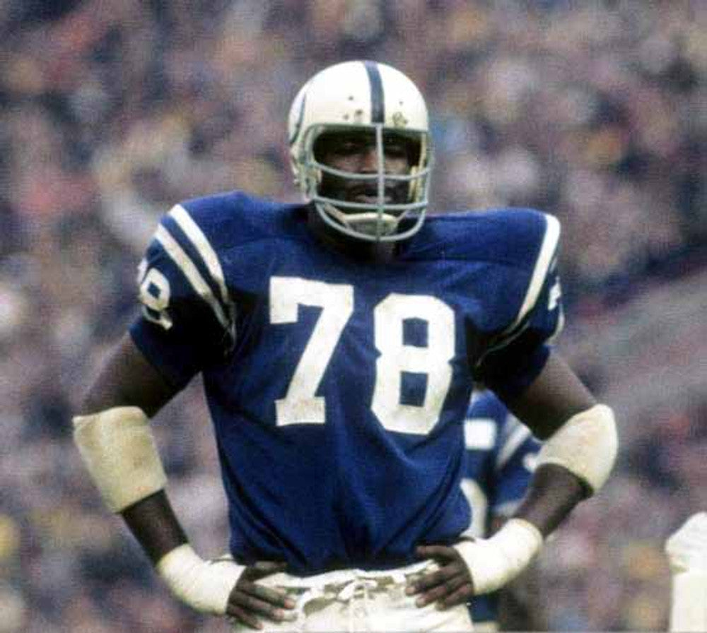 Bubba Smith Baltimore Colts 1970 Throwback Home Nfl Football Jersey jersey front view