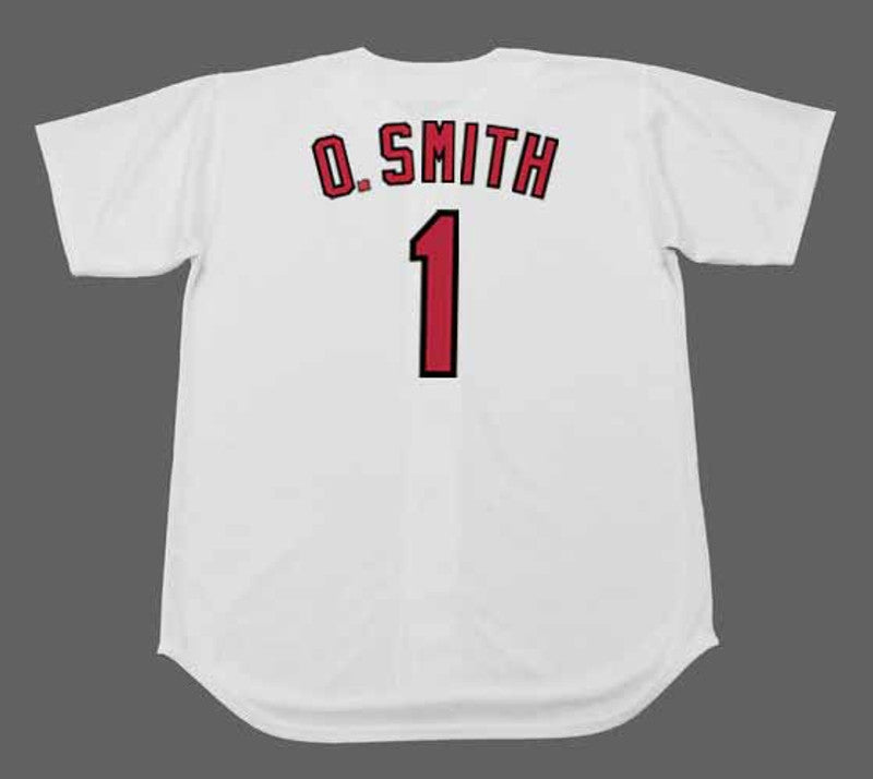 Ozzie Smith St Louis Cardinals 1992 Home Throwback Baseball Jersey jersey front view