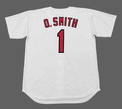 Ozzie Smith St Louis Cardinals 1992 Home Throwback Baseball Jersey jersey front view