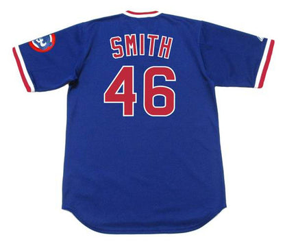 Chicago Cubs Lee Smith Cooperstown MLB jersey front view