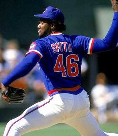 Chicago Cubs Lee Smith Cooperstown MLB jersey front view