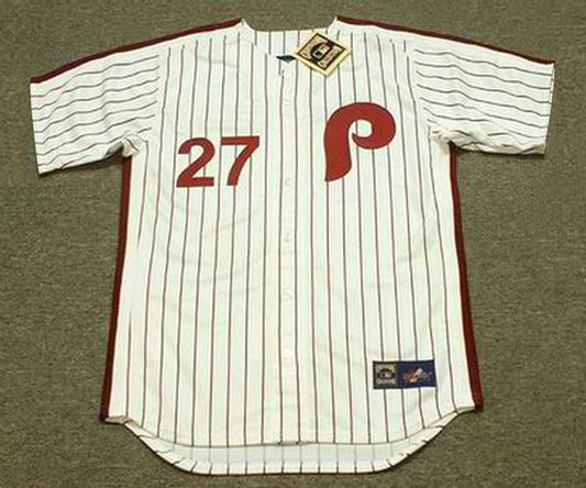 Philadelphia Phillies Lonnie Smith Cooperstown MLB jersey front view