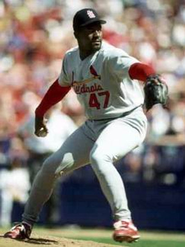 Lee Smith St Louis Cardinals 1992 Cooperstown Throwback Away Stitched Jersey jersey front view