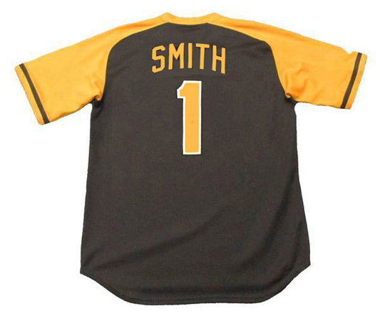 San Diego Padres Ozzie Smith MLB jersey front view