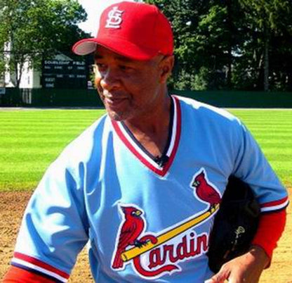St Louis Cardinals 1980S Cooperstown Throwback Away Baseball Stitched Jersey jersey front view