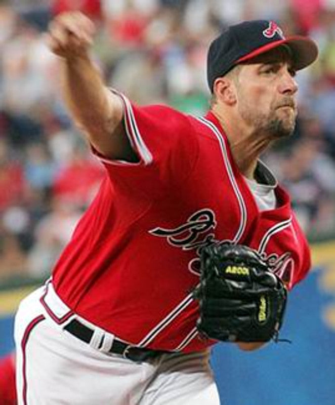 Atlanta Braves John Smoltz MLB jersey front view