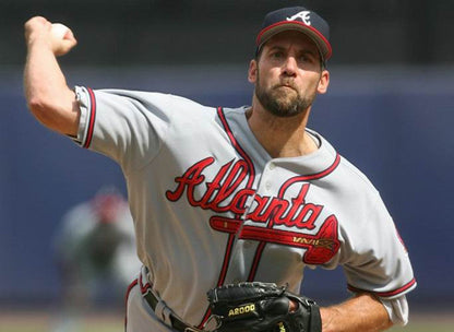 Atlanta Braves John Smoltz MLB jersey front view