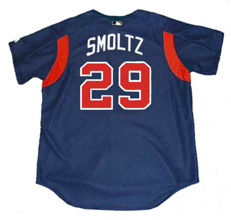 Atlanta Braves John Smoltz MLB jersey front view