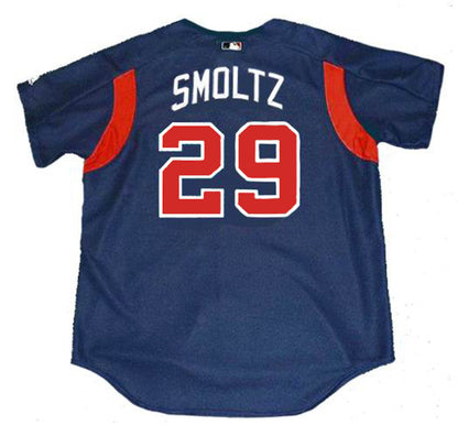 Atlanta Braves John Smoltz MLB jersey front view