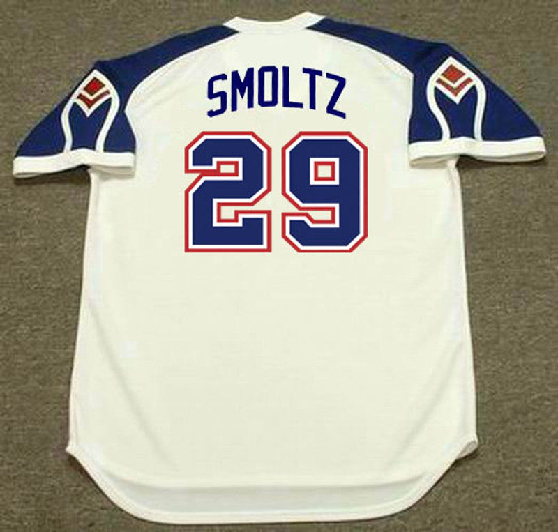 Atlanta Braves John Smoltz 1970s MLB jersey front view