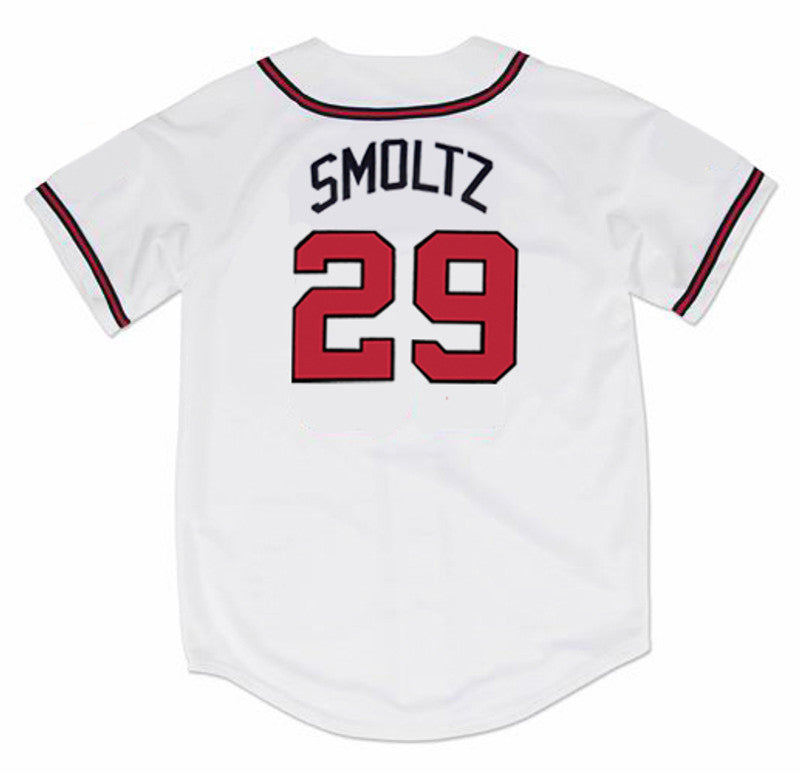 Atlanta Braves John Smoltz MLB jersey front view