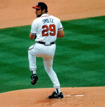 Atlanta Braves John Smoltz MLB jersey front view