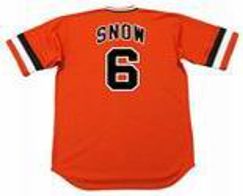 San Francisco Giants Jt Snow 1970s MLB jersey front view