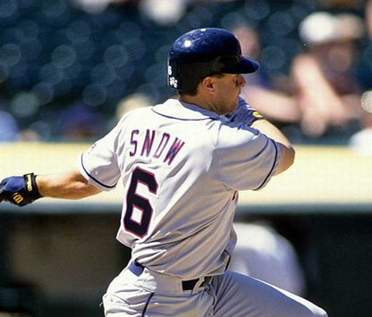 Jt Snow California Angels 1996 Throwback Away Baseball Stitched Jersey jersey front view