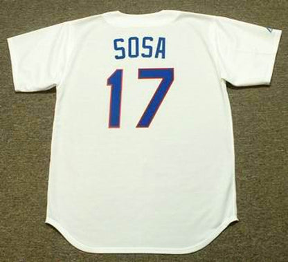 Texas Rangers Sammy Sosa Cooperstown MLB jersey front view