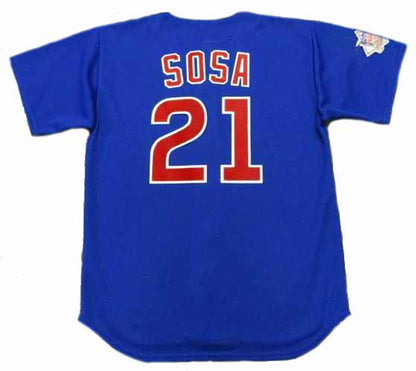 Chicago Cubs Sammy Sosa MLB jersey front view