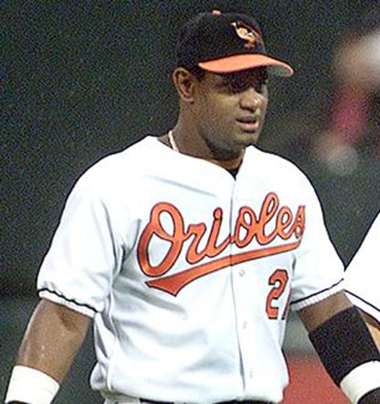Baltimore Orioles Sammy Sosa MLB jersey front view