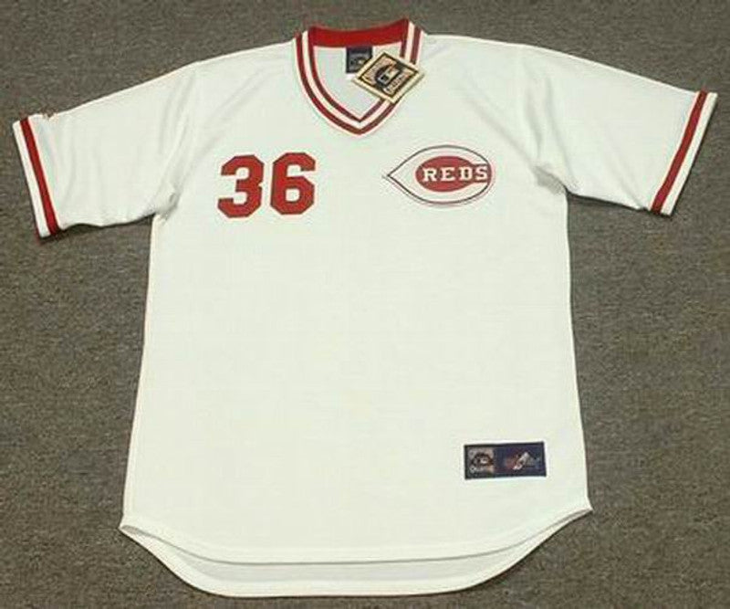 Cincinnati Reds Mario Soto Cooperstown MLB jersey front view