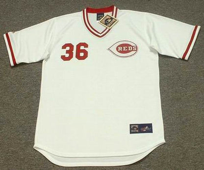 Cincinnati Reds Mario Soto Cooperstown MLB jersey front view