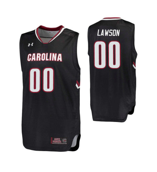 South Carolina Gamecocks 00 Aj Lawson Black College Basketball Jersey | Stitched Jersey RTJS 7227