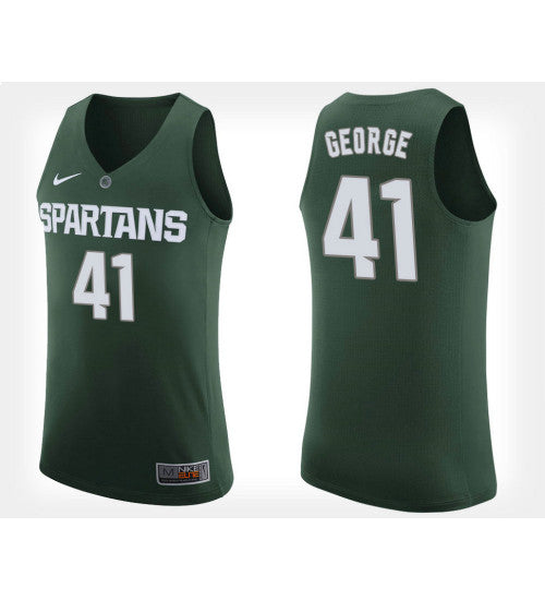 Michigan State Spartans 41 Conner George Green Home College Basketball Jersey | Stitched Jersey RTJS 8749