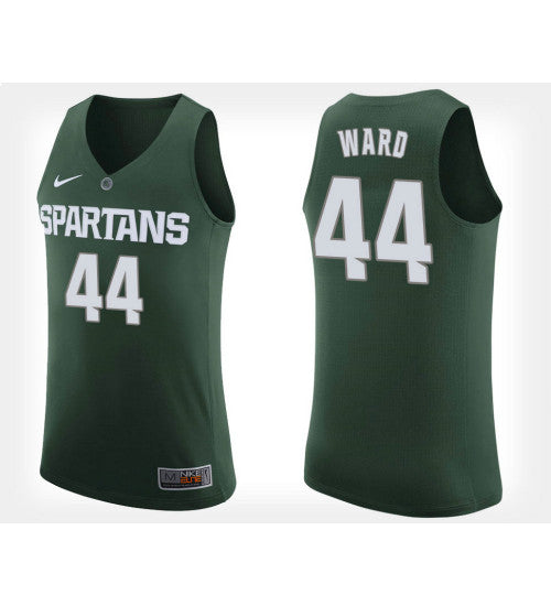Michigan State Spartans 44 Nick Ward Green Home College Basketball Jersey | Stitched Jersey RTJS 8733