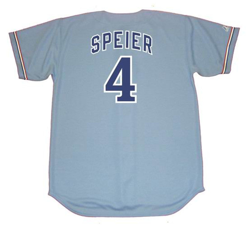 Montreal Expos Chris Speier MLB jersey front view