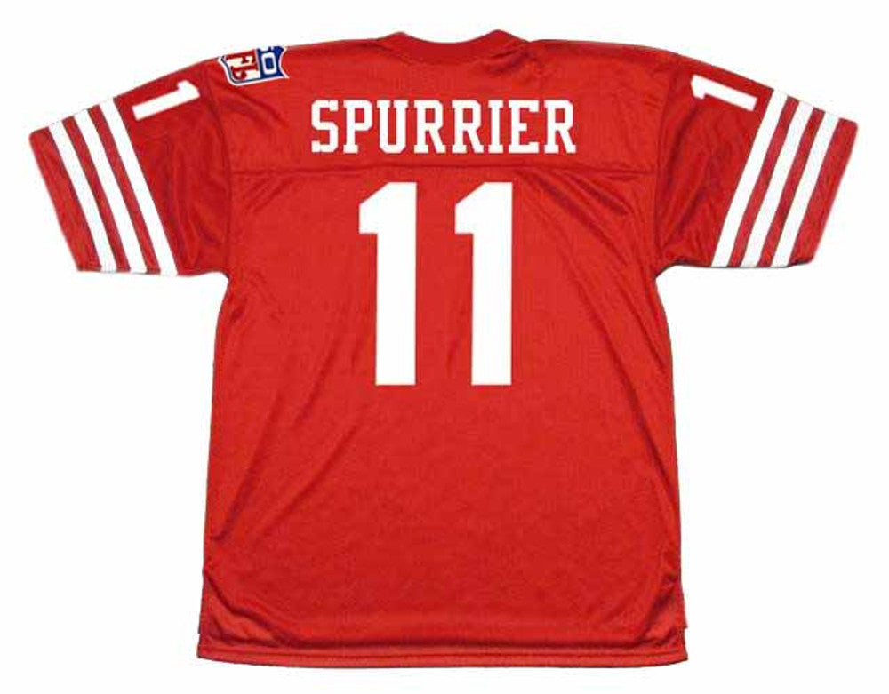 San Francisco 49ers Steve Spurrier NFL jersey front view