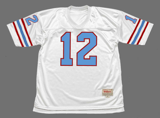 Houston Oilers Ken Stabler NFL jersey front view