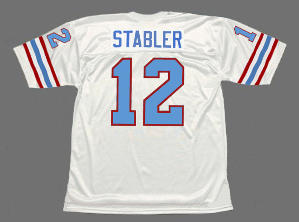 Houston Oilers Ken Stabler NFL jersey front view