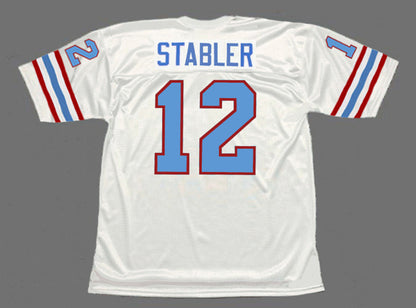 Houston Oilers Ken Stabler NFL jersey front view