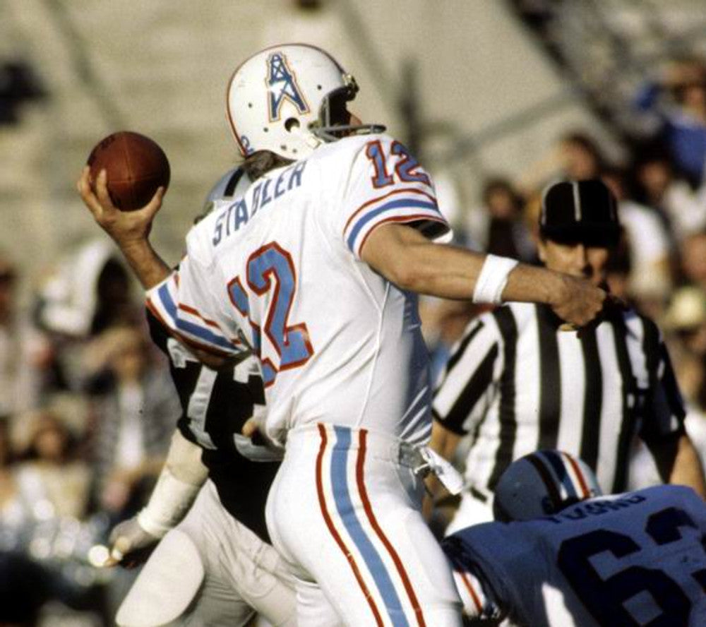 Houston Oilers Ken Stabler NFL jersey front view