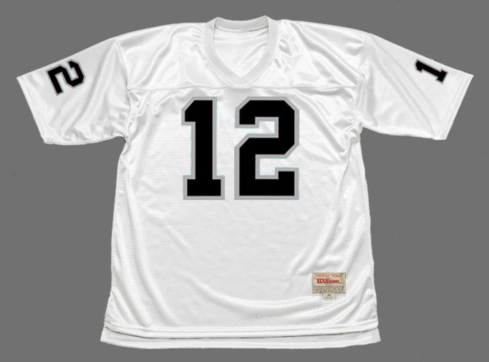 Oakland Raiders Ken Stabler NFL jersey front view