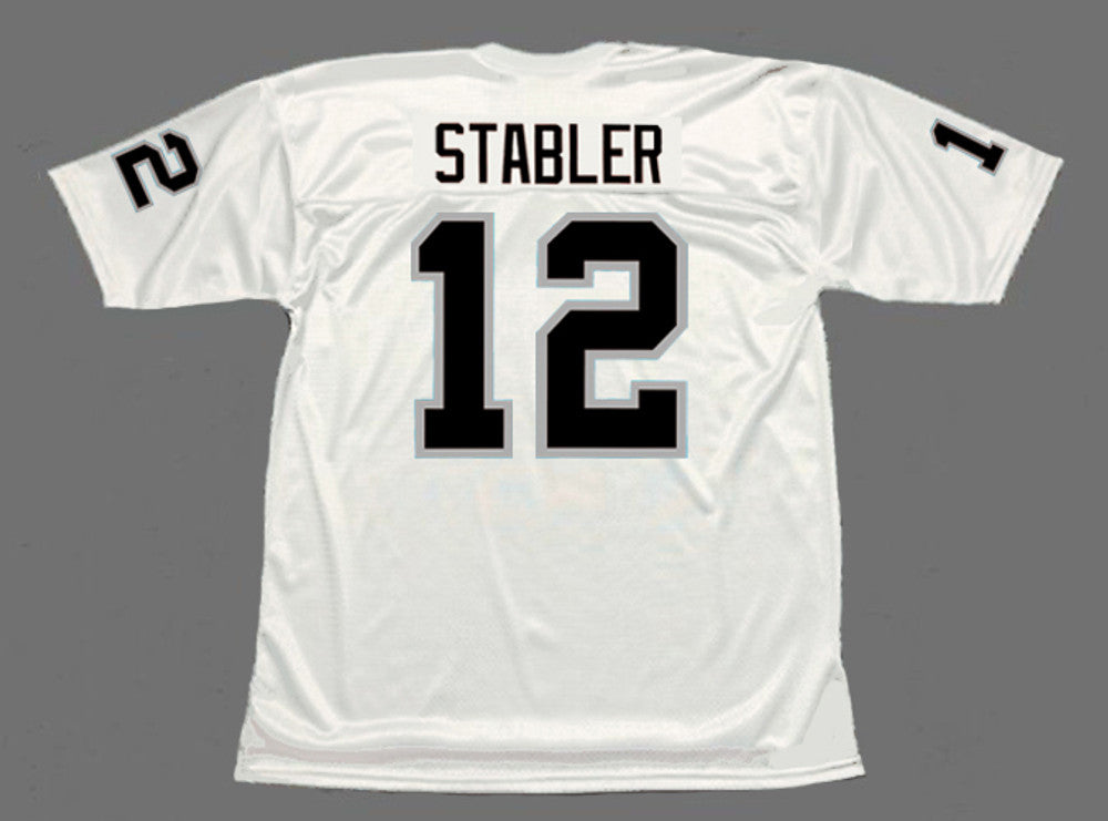 Oakland Raiders Ken Stabler NFL jersey front view