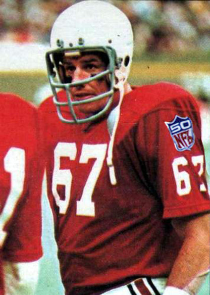 Larry Stallings St Louis Cardinals 1969 Throwback Nfl Football Jersey jersey front view